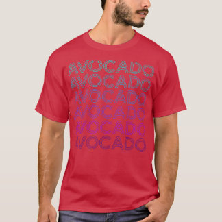 Camiseta Retro de aguacates