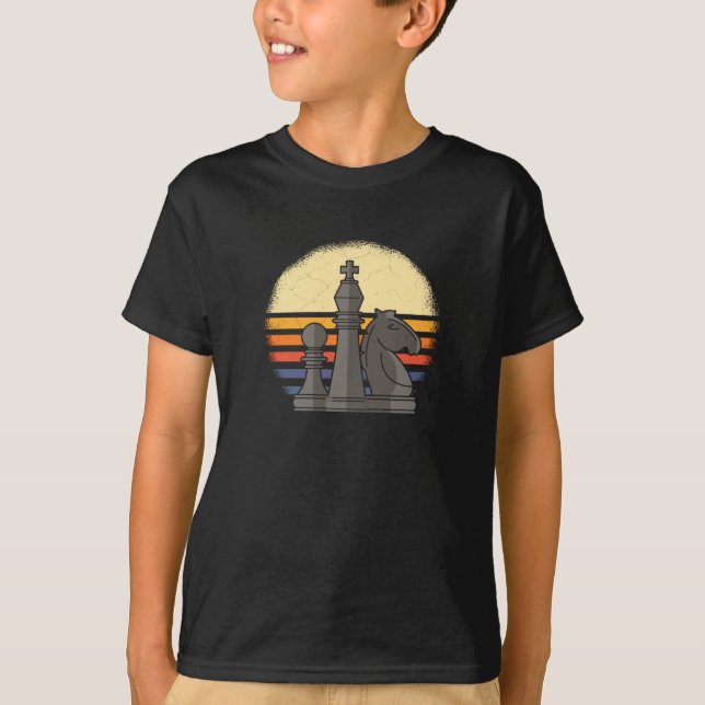 Camiseta Retro de ajedrez (Anverso)