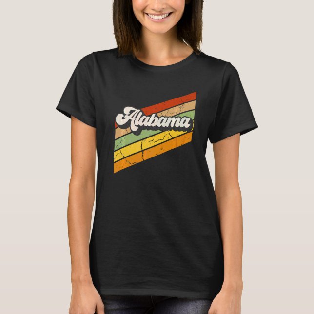 Camiseta Retro de Alabama 80 (Anverso)