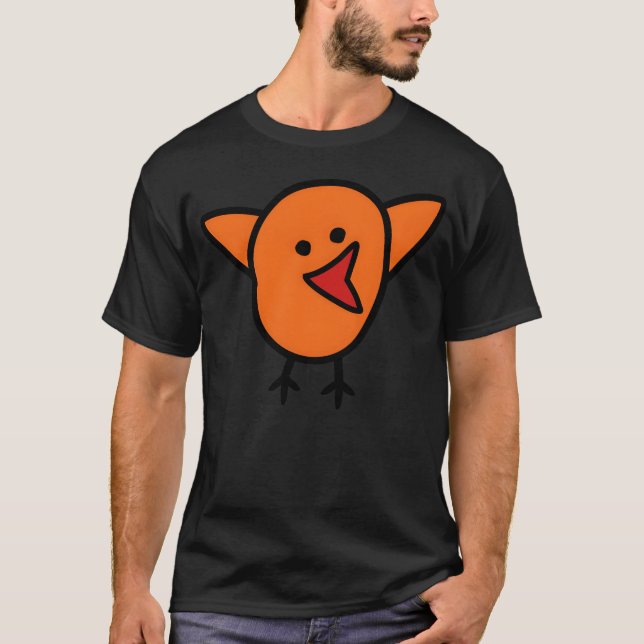 Camiseta retro de amigos de aves (Anverso)