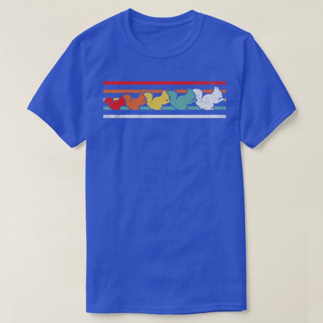 Camiseta Retro de ardilla (Diseño del anverso)