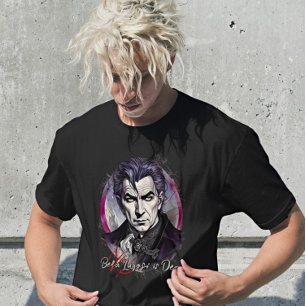 Camiseta Retro de Arte Bela Lugosi Está Muerto Gót