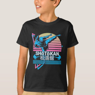 Camiseta Retro de artes marciales japonesas de Shotokan Kar