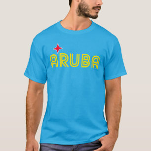Camiseta Retro de Aruba