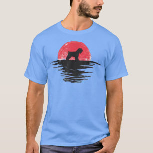 Camiseta Retro de atardecer japonés de ruedas recubiertas b