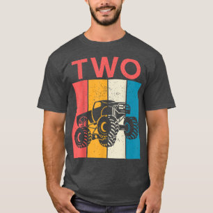 Camiseta Retro de atardecer vintage Soy Monstruo del Segund