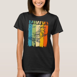 Camiseta Retro de ballenas Bahamas Caribe Familia de amigos