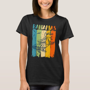 Camiseta Retro de ballenas Bahamas Caribe Familias de amigo