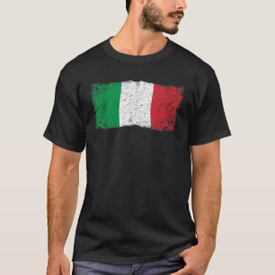 Camiseta Retro de bandera nacional de Italia vintage TShirt