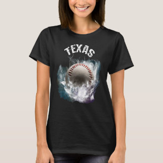 Camiseta Retro de béisbol de Texas