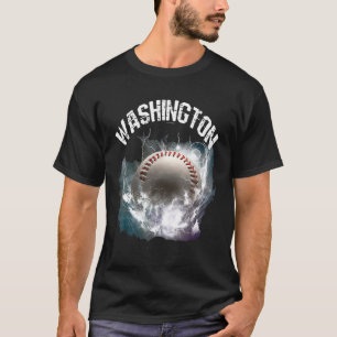 Camiseta Retro de béisbol de Washington