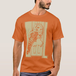 Camiseta Retro de Bird Owl