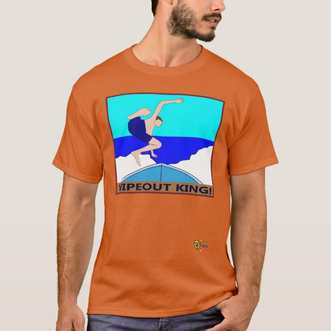 Camiseta Retro de borrado de Rey (Anverso)
