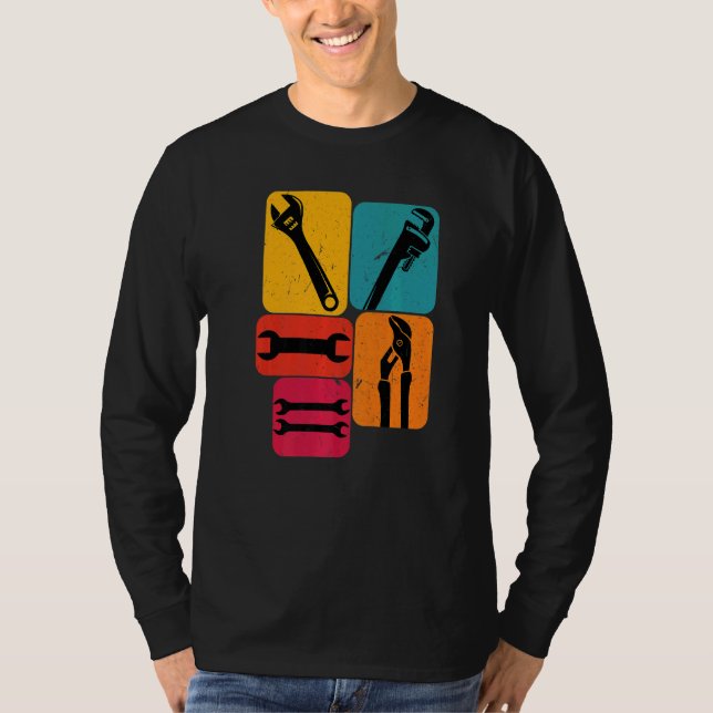 Camiseta Retro de brujas mecánicas (Anverso)