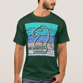 Camiseta Retro de caballos de ajedrez 3