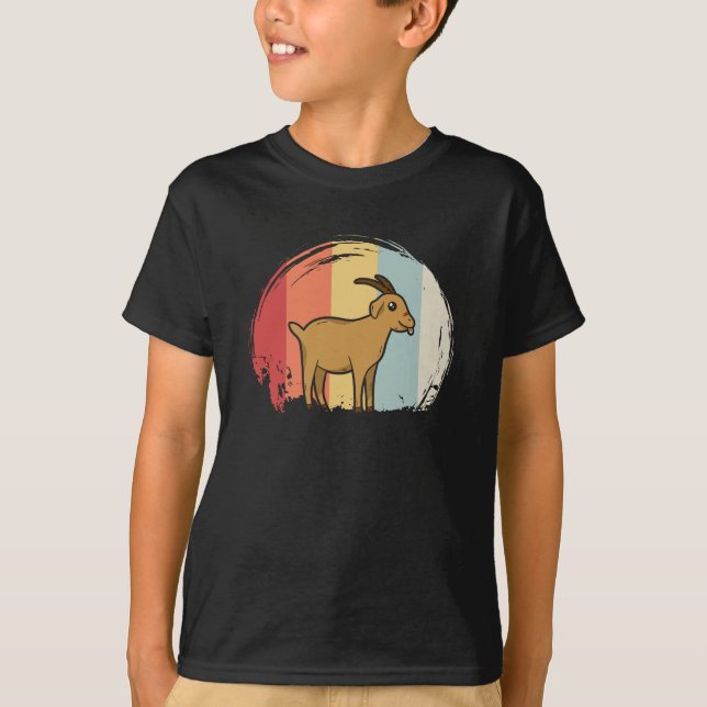 Camiseta Retro de cabra (Anverso)