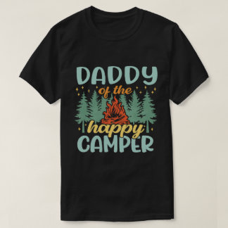 Camiseta Retro de Camping 'Papá del Feliz Campista