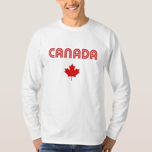 Camiseta Retro de Canadá (Anverso)