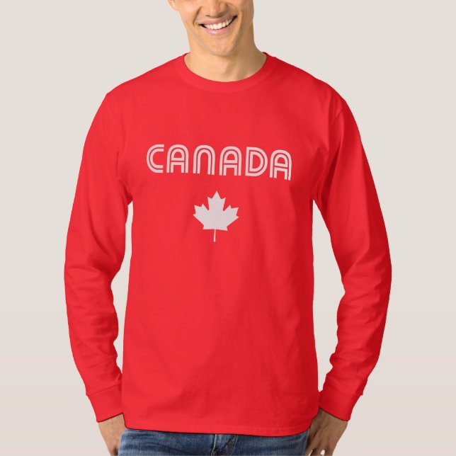 Camiseta Retro de Canadá (Anverso)