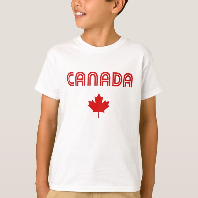 Camiseta Retro de Canadá (Anverso)