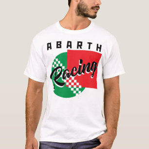 Camiseta Retro de Carreras Abarth