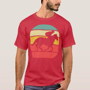 Camiseta Retro de Carreras de caballo