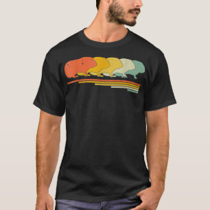 Camiseta Retro de cerdo guineano 70080 Ganado