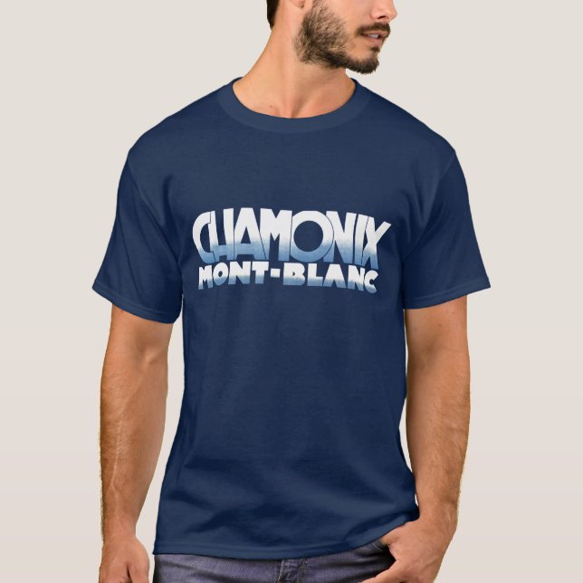 Camiseta Retro de Chamonix: Vibes de época del montañista (Anverso)