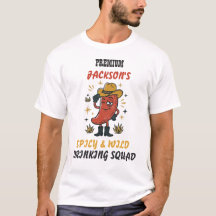 Camiseta Retro de Chili para Beber con Texto Perso