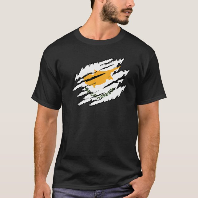 Camiseta Retro de Chipre (Anverso)