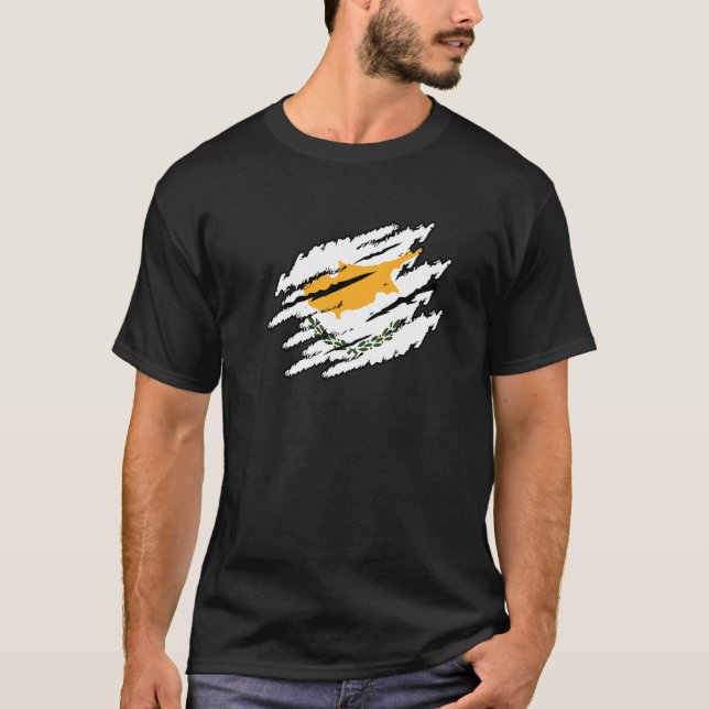 Camiseta Retro de Chipre (Anverso)