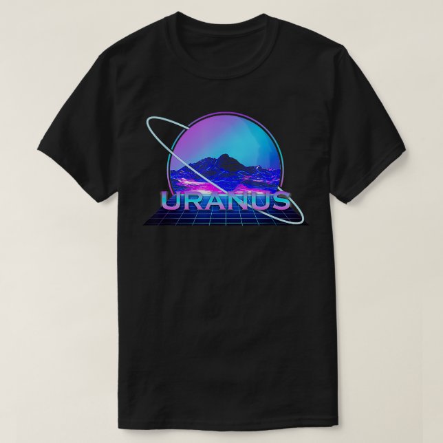Camiseta Retro de ciencia espacial UrSolar System Planet (Diseño del anverso)