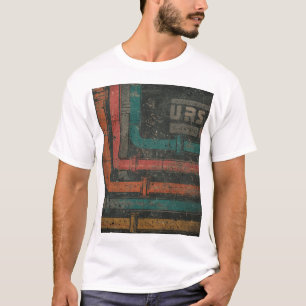 Camiseta Retro de Ciencia Ficción Subterránea Hawk
