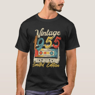 Camiseta Retro De Cinta Cassette De 67 Años Vintage 1955