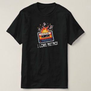 Camiseta Retro de Cinta de Casete de los 80 – Me e
