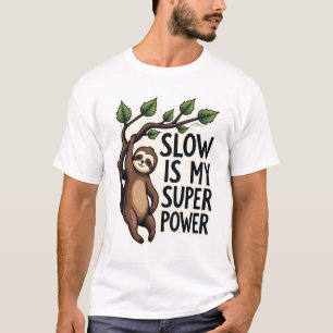 Camiseta Retro de Cita de Perezoso Divertida Vida