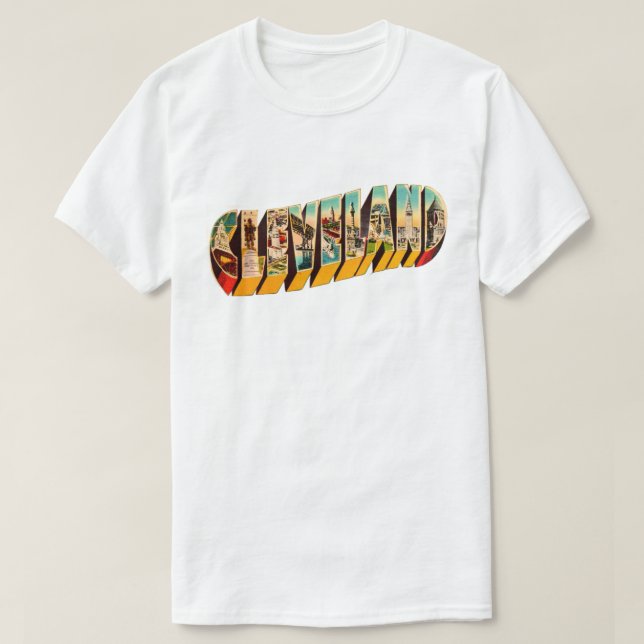 Camiseta Retro de Cleveland (Diseño del anverso)
