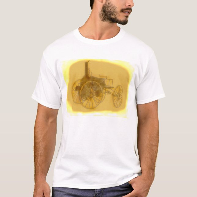 Camiseta retro de coche de época (Anverso)