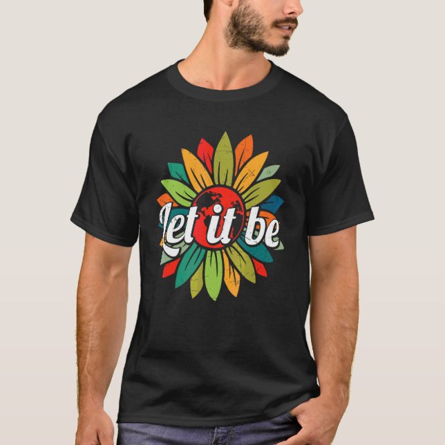 Camiseta Retro de color hippie 2 (Anverso)
