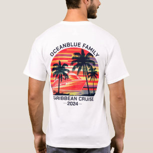 Camiseta Retro de concurrencia de vacaciones de crucero fam