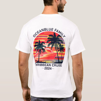 Camiseta Retro de concurrencia de vacaciones de crucero fam