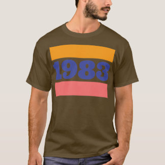 Camiseta Retro de cosecha 1983