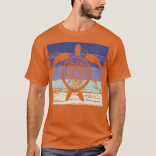 Camiseta Retro de cosecha 2 del biólogo marino de la tortug