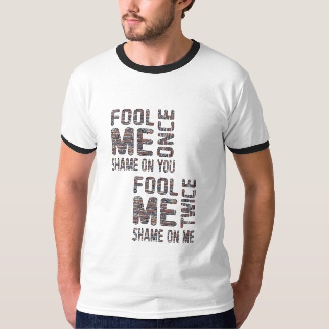 Camiseta Retro de cosecha blanca y negra de la bandera de l (Anverso)