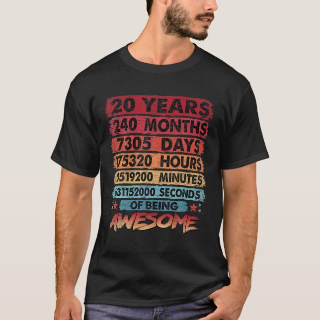 Camiseta Retro de cosecha de 20 años 240 (Anverso)