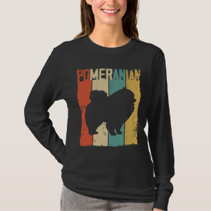 Camiseta Retro de cosecha de perros de Pomerania