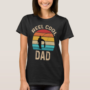 Camiseta Retro de cosecha de pintura Reel Guay Dad
