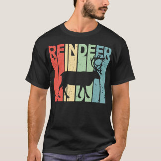 Camiseta Retro de cosecha de renos
