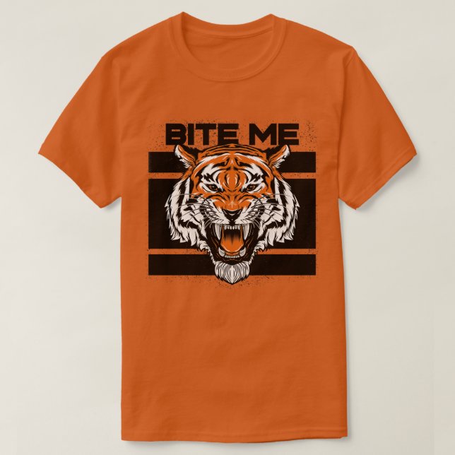 Camiseta Retro de cosecha de tigre bengalí (Diseño del anverso)