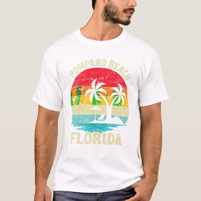 Camiseta Retro de cosecha de vacaciones (Anverso)